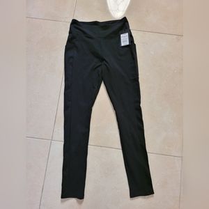 Brand new target black kids leggings with pockets